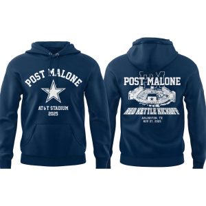 Post Malone Cowboys Red Kettle Kickoff 2025 Shirt1