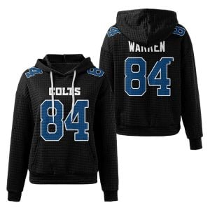 Colts Tyler Warren 84 Waffle Hoodie