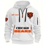 2025 Bears Est 191 HOODIE HALF ZIPPER
