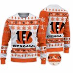 2025 Bengals Football Reindeer Christmas Ugly Sweater