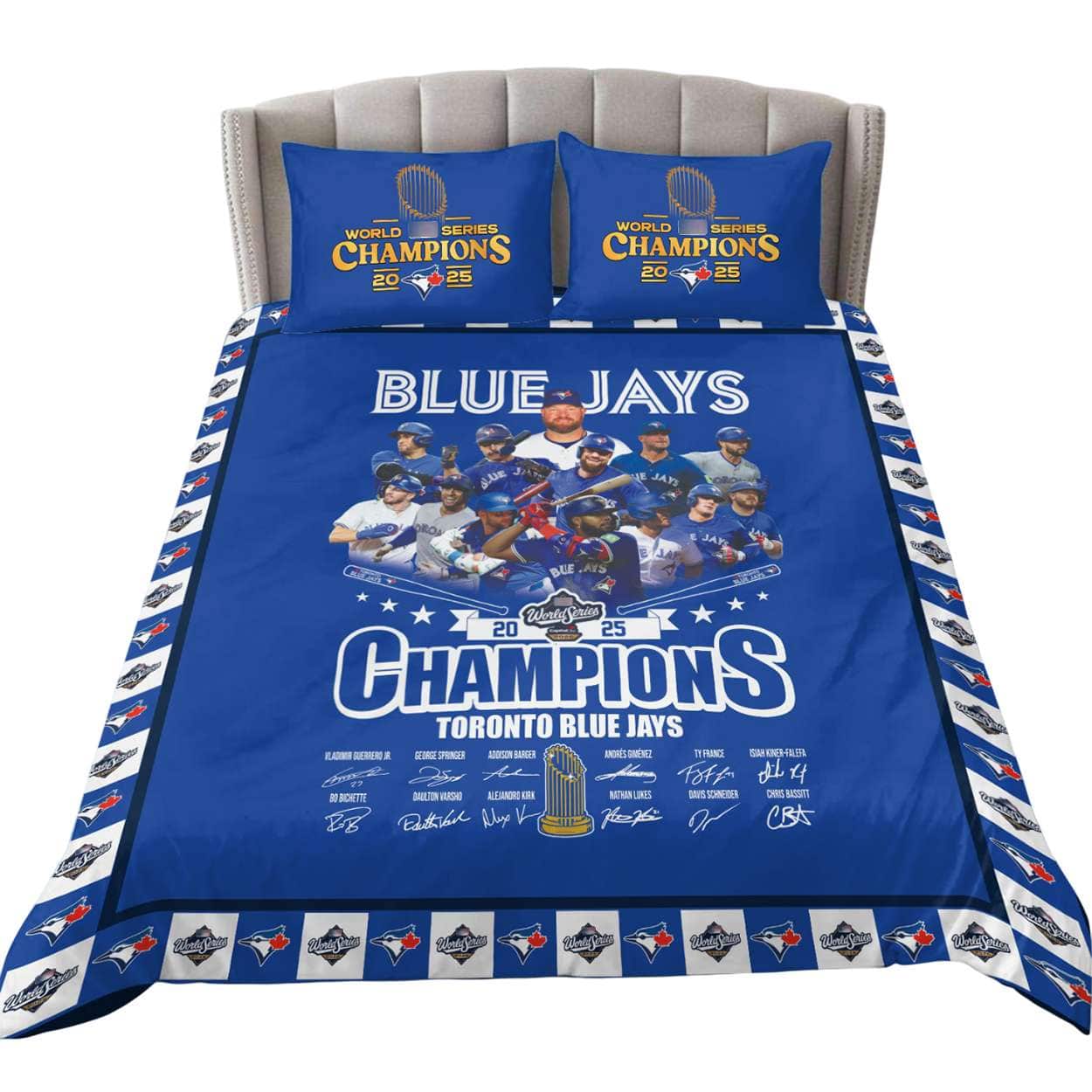 2025 Blue Jays World Series Champions Bedding Set 2025 Blue Jays World Series Champions Bedding Set