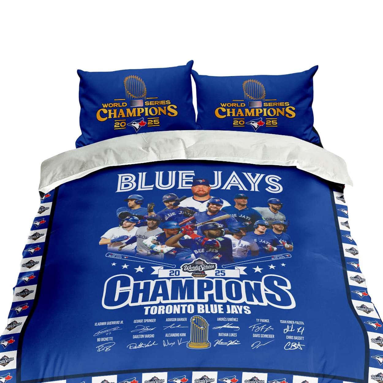 2025 Blue Jays World Series Champions Bedding Set 2025 Blue Jays World Series Champions Bedding Set