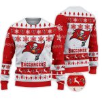 2025 Buccaneers Football Reindeer Christmas Ugly Sweater