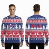 2025 Christmas Bills Reindeer Football Ugly Sweater