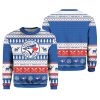 2025 Christmas Blue Jays Baseball Personalized Ugly Sweater