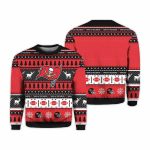 2025 Christmas Buccaneers Reindeer Football Ugly Sweater