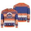 2025 Christmas Mets Baseball Personalized Ugly Sweater