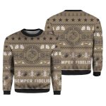 2025 Christmas USMC Semper Fi Ugly Sweater