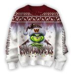 2025 Commanders x The Grnch Christmas Edition Ugly Sweater