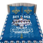 2025 Dodgers B2B World Series Champions Bedding Set