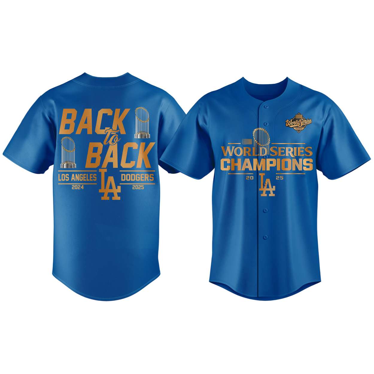 2025 Dodgers Back 2 Back World Series Champions Baseball Jersey 2025 Dodgers Back 2 Back World Series Champions Baseball Jersey