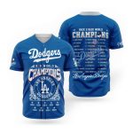2025 Dodgers Back 2 Back World Series Champions Jersey