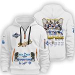 2025 Dodgers World Series Champions Signature Zip Hoodie