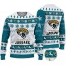 2025 Jaguars Football Reindeer Christmas Ugly Sweater