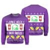 2025 Jingle Bells Taco Shells Fire Ugly Christmas Sweater