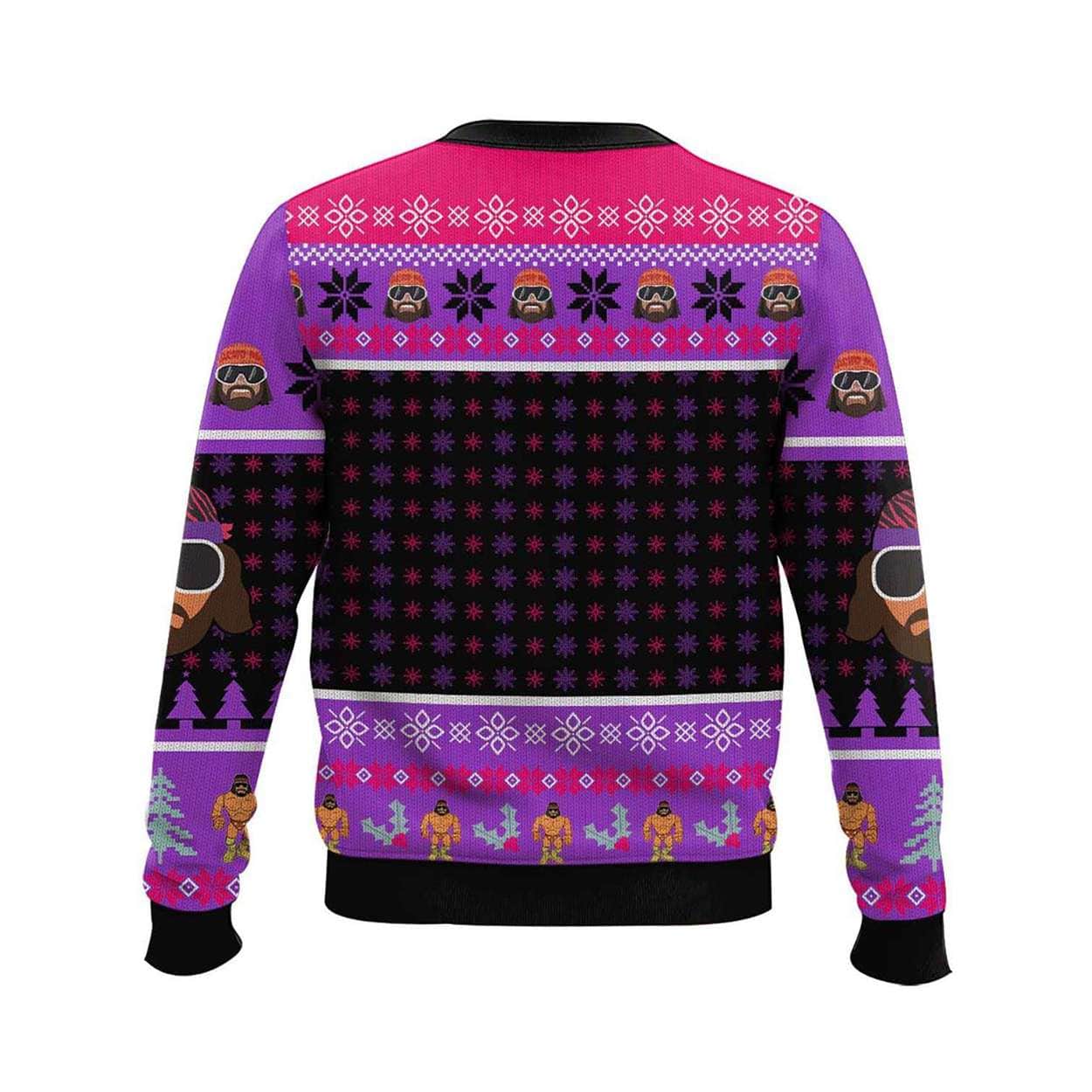 2025 Macho Man Randy Savage Ugly Christmas Sweater 2025 Macho Man Randy Savage Ugly Christmas Sweater