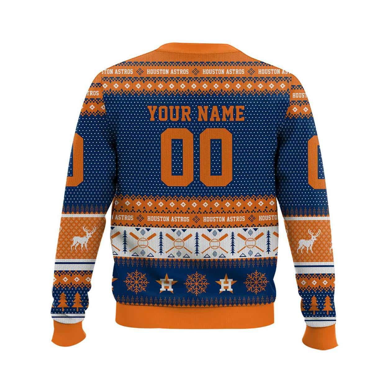 2025 Personalized Astros Ugly Christmas Sweater 2025 Personalized Astros Ugly Christmas Sweater