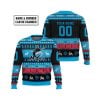 2025 Personalized Marlins Ugly Christmas Sweater