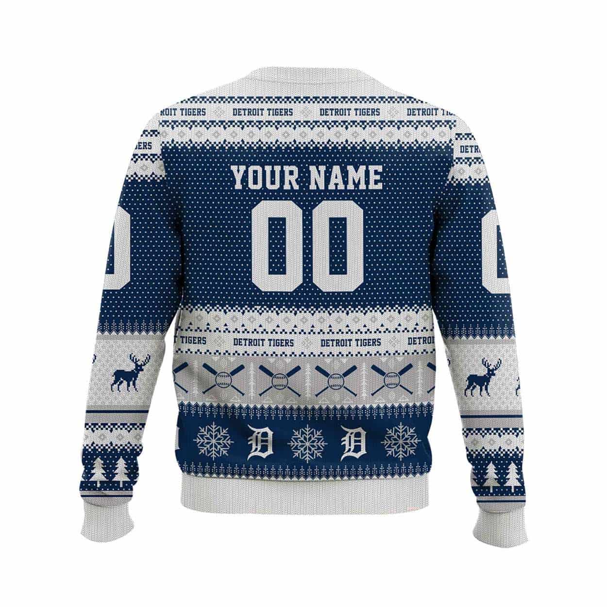 2025 Personalized Tigers Ugly Christmas Sweater 2025 Personalized Tigers Ugly Christmas Sweater