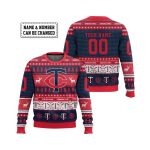 2025 Personalized Twins Ugly Christmas Sweater
