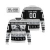 2025 Personalized White Sox Ugly Christmas Sweater