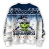 2025 Seahawks x The Grnch Christmas Edition Ugly Sweater