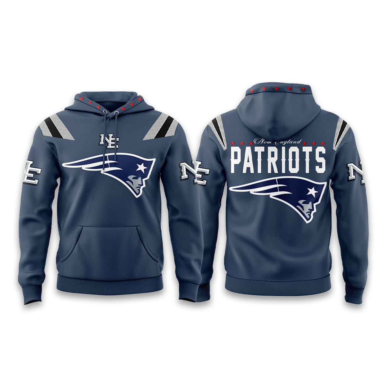 2025 We Are All Patriots Rivalry Storm Blue Hoodie 2025 We Are All Patriots Rivalry Storm Blue Hoodie