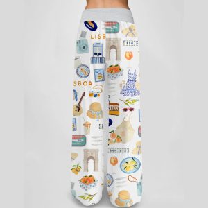 Lisbon Portugal Contrast Wide Leg Pants 2 Lisbon Portugal Contrast Wide Leg Pants2