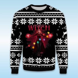 Scarlet Witch Marvel Ugly Christmas Sweater1