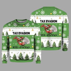 Tux Evasion Funny Christmas Ugly Sweater 1 Tux Evasion Funny Christmas Ugly Sweater 2