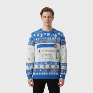 Task Failed Successfully Ugly Christmas Sweater1