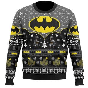 2025 Batman Gotham City Ugly Christmas Sweater 1 Batman Gotham City Ugly Christmas Sweater