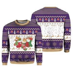 Crown Royal Xmas Socks Ugly Christmas Sweater 1