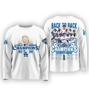 Dodgers Back To Back World Series Champions 2025 Sweatshirt1