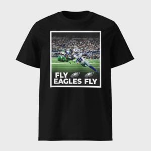 DeVonta Smith Touchdown Fly Eagles Fly Shirt 1