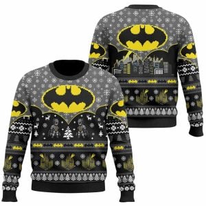 Batman Gotham City Ugly Christmas Sweater