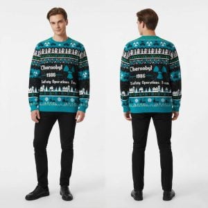 Chernobyl 1986 Safety Operations Team Ugly Christmas Sweater
