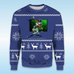 Kenneth Wallker Seahawks Ugly Christmas Sweater1