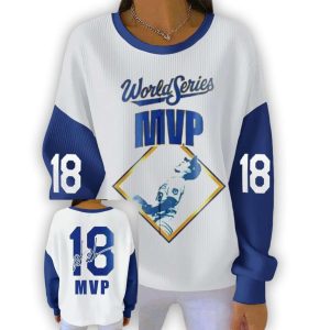 Dodgers Yamamoto World Series MVP 2025 Pit Striped Sweatshirt