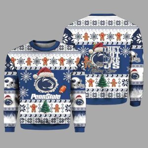 Penn State Football They Not Like Us Christmas Ugly Sweater 1 Penn State Football They Not Like Us Christmas Ugly Sweater 2