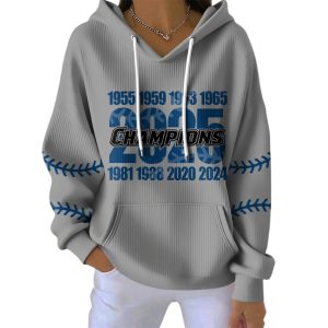 2025 Dodgers 9 Times World Champions Pit Striped Hoodie 1 2025 Dodgers 9 Times World Champions Pit Striped Hoodie1