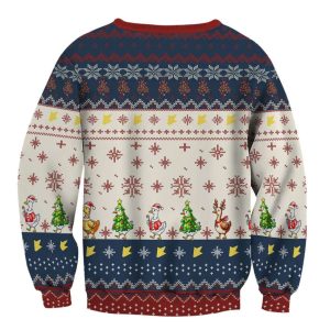 Funny Just A Jolly Goose Christmas Ugly Sweater2