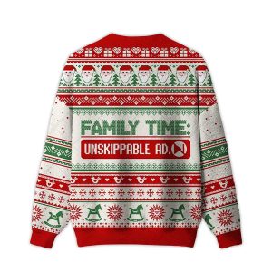 2025 Family Time Ugly Christmas Sweater 1 Family Time Ugly Christmas Sweater1