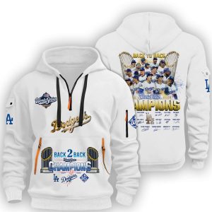 2025 Dodgers World Series Champions Signature Zip Hoodie