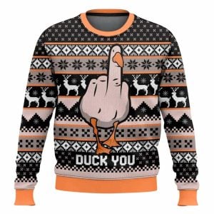 Duck You Ugly Christmas Sweater 1 Duck You Ugly Christmas Sweater1
