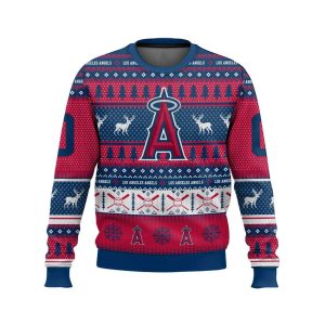 2025 Personalized Angels Ugly Christmas Sweater1