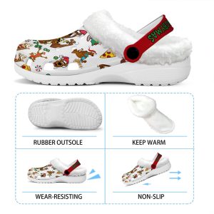 Scooby Doo x Christmas Fleece CrocsScooby Doo x Christmas Fleece Crocs