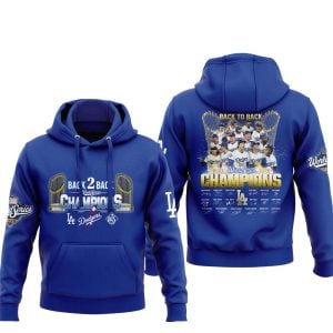 Dodgers World Series 2025 Champions Signature Hoodie