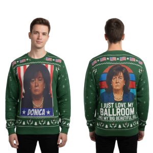 Donica Lewinsky Ugly Christmas Sweater2