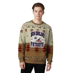 Patriots EST 1960 Ugly Christmas Sweater1
